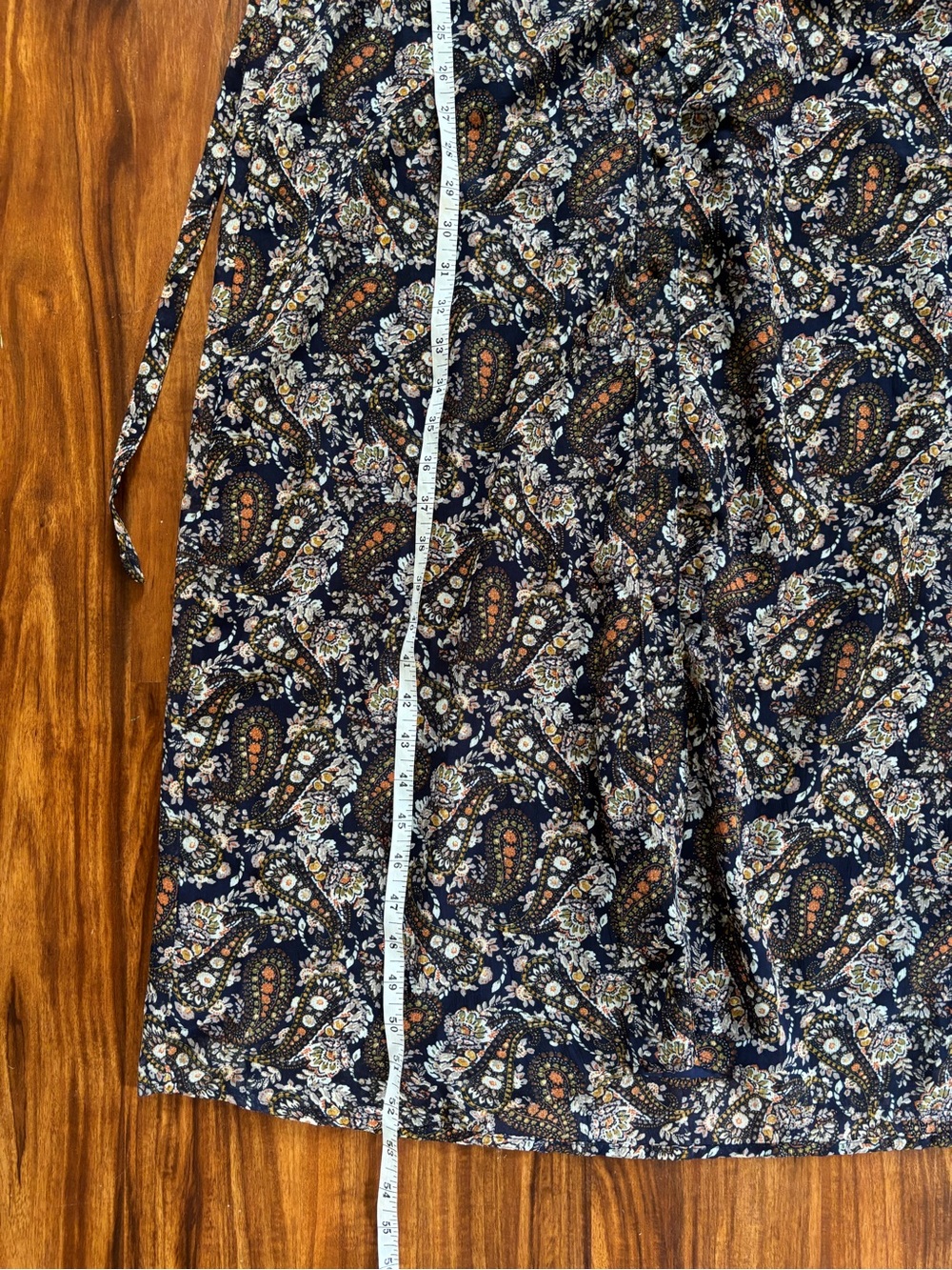 NWT Natural Life Jenny Paisley Chiffon Maxi Dress medium - Picture 5 of 6